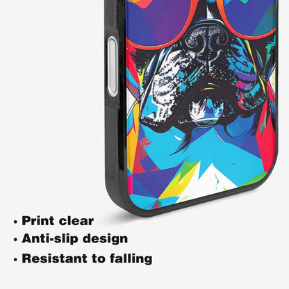 iPhone 16 Case — French Bulldog Pop Art Pattern Personalized, Customized Protective Case