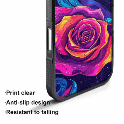 iPhone 17 Pro Max Case — Rose Galaxy Art Seamless Galaxy Space, Original Design Phone Case