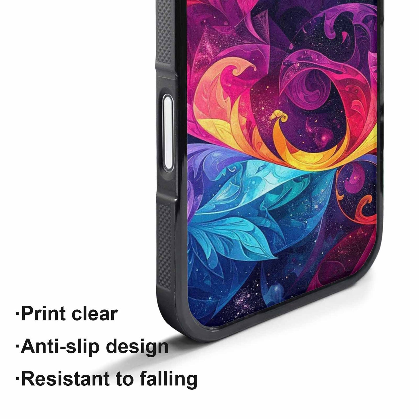 iPhone 17 Pro Max Case — Rose Galaxy Art Seamless Galaxy Space, Original Design Phone Case