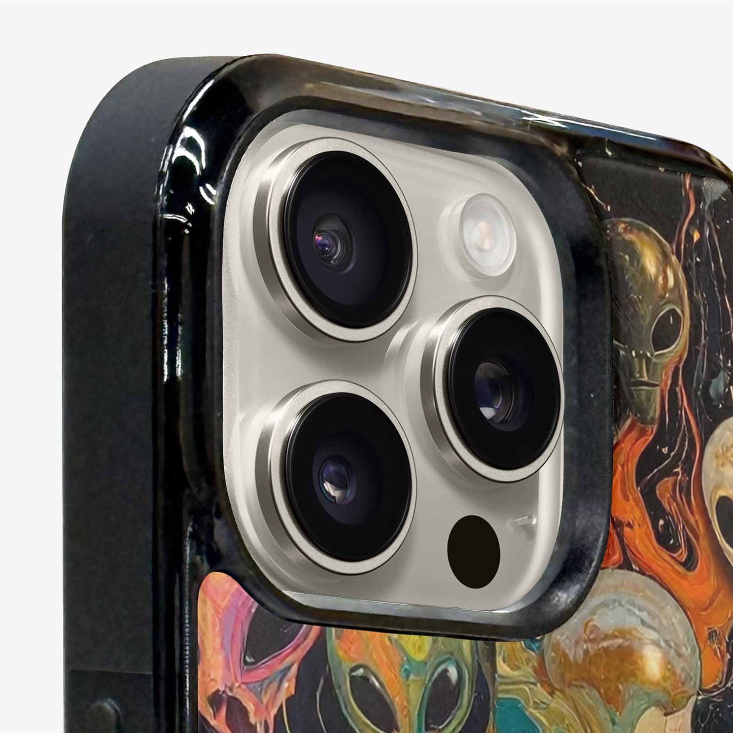 iPhone 16 Pro Case — Aliens Marblealiens Pattern Onb, Unique Phone Case Design