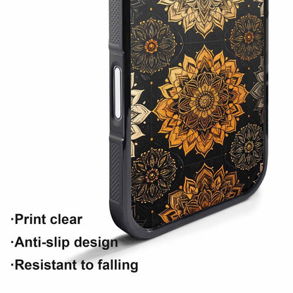 iPhone 17 Pro Case — Small Mandala Pattern Randomly Varying Floral, Custom Designed Case Cover