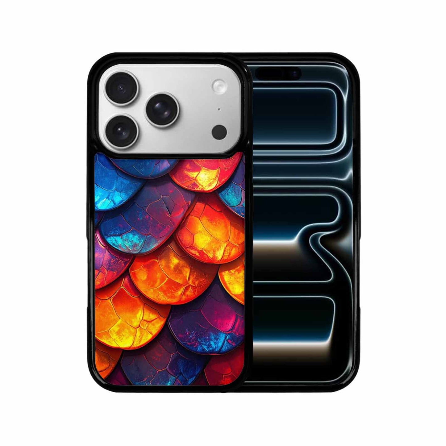 iPhone 17 Pro Case — Snake Print Dark Seamless Pattern Animal, Custom Phone Case