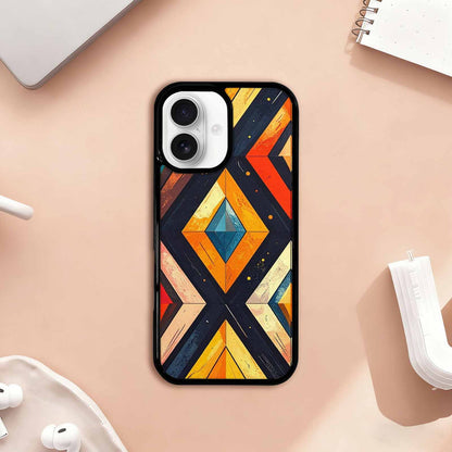 iPhone 17 Case — Vintage Summer Diamond Retro Vintage, Customized Protective Case