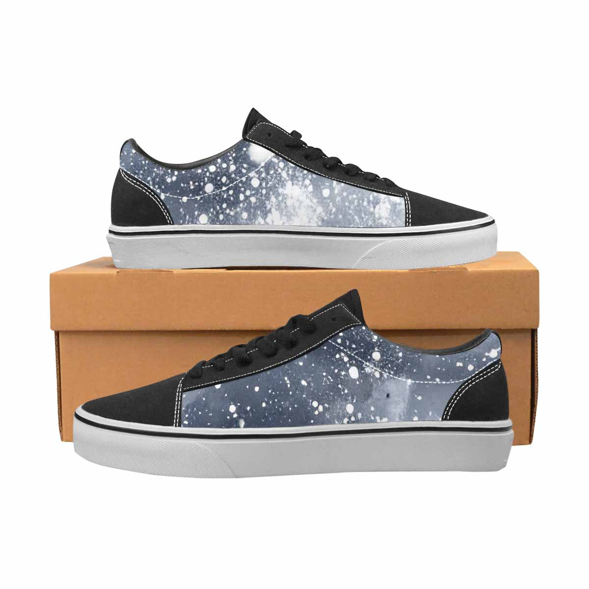 MEN'S Galaxy Art - Canvas Lace-Up Vibrant Chaos Shoes