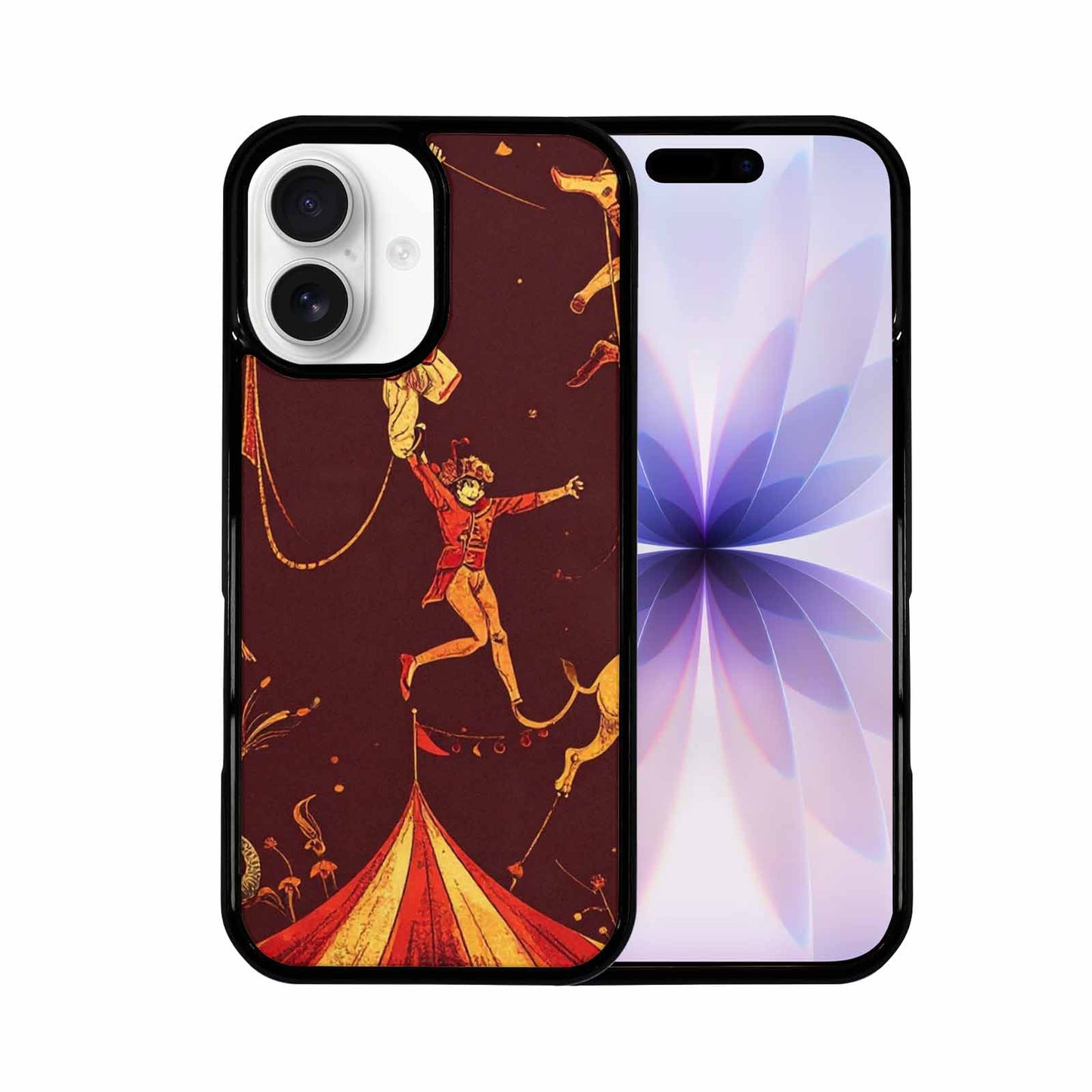 iPhone 17 Case — Vintage Circus Art Pattern Retro Vintage, Custom Designed Case Cover
