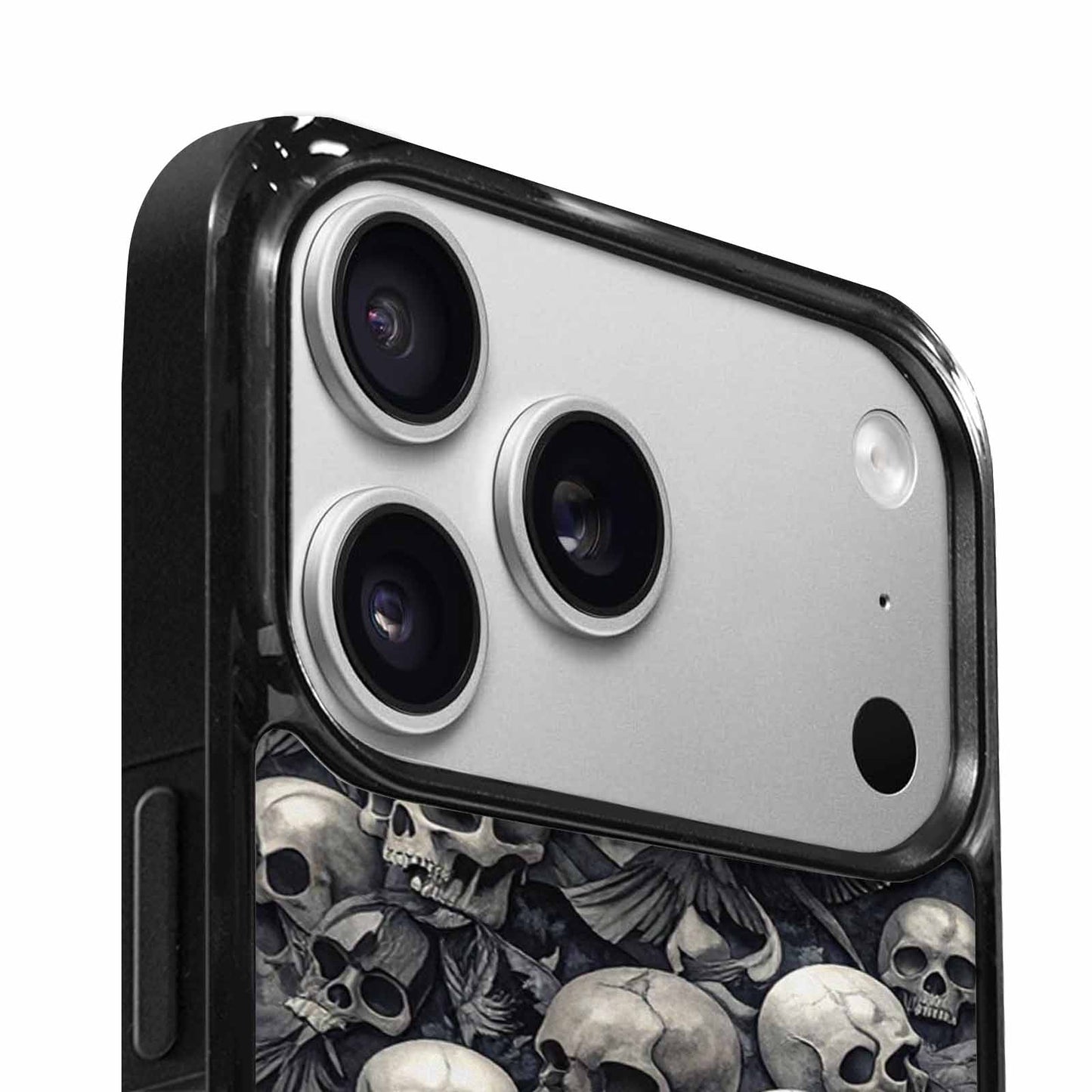 iPhone 17 Pro Case — Skull Dark Art Gothic Print Gothic, Custom Printed Phone Case