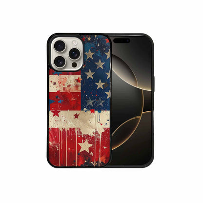 iPhone 16 Pro Max Case — Patriotic Stars And Stripes American Stars, Original Design Phone Case
