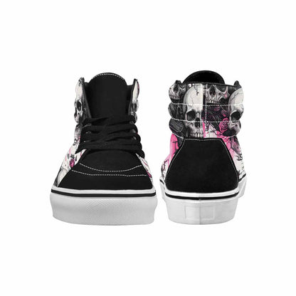 MEN'S Skull Roses High Top Canvas Surreal Shoes