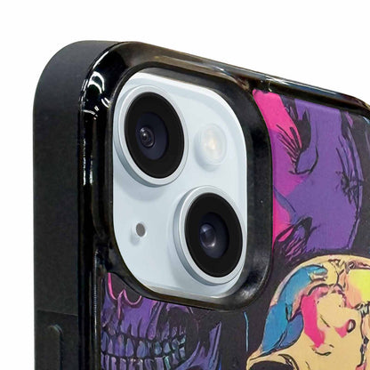 iPhone 15 Plus Case — 1000s Of Skulls Digital Camo Drip, Custom Made Phone Cover