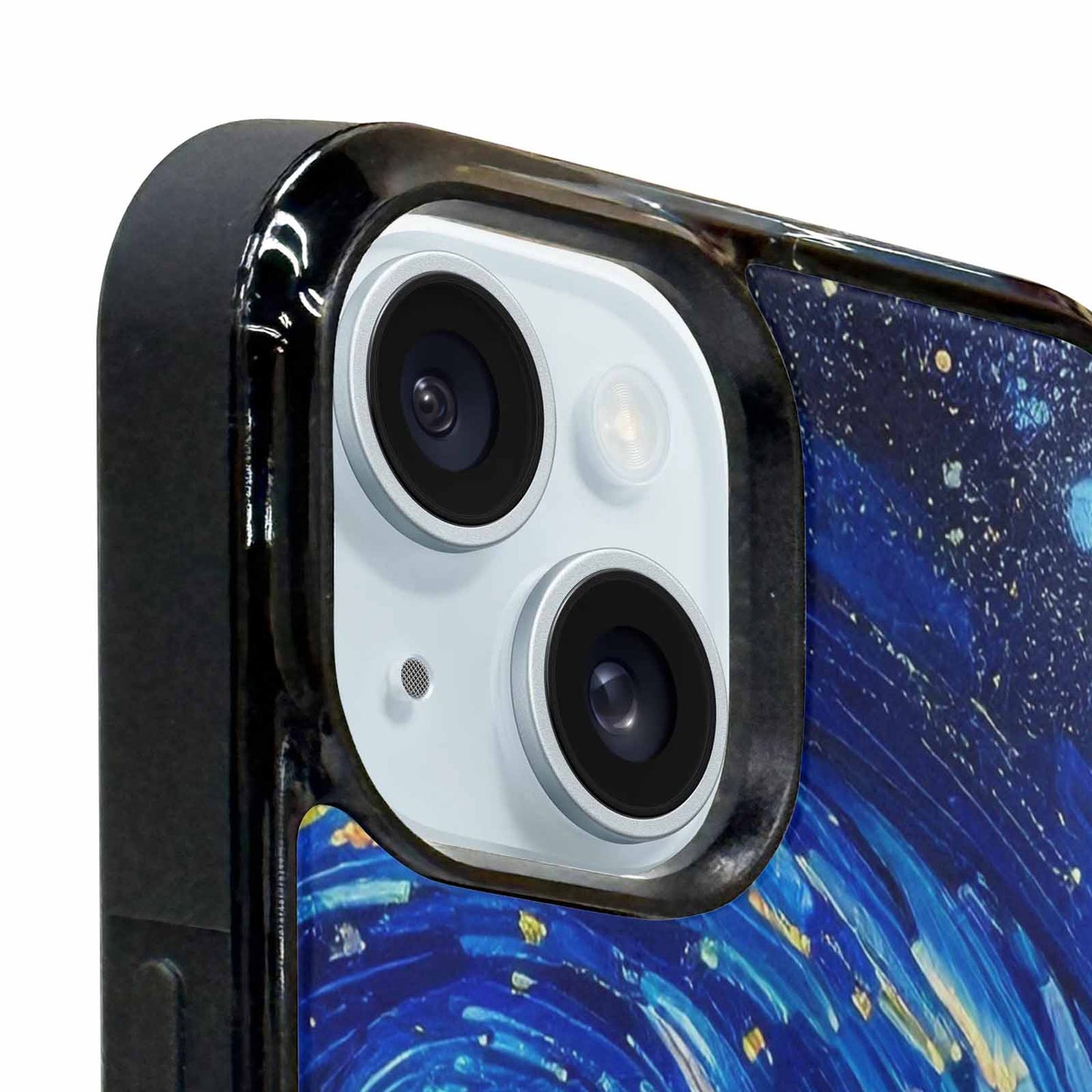iPhone 15 Plus Case — Starry Night Van Gogh Paint Art, Custom Made Phone Cover