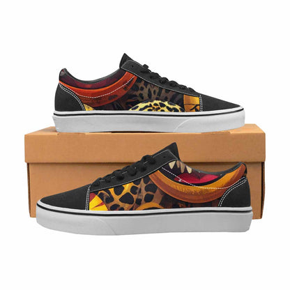 WOMEN'S Smiley Faces Lace-Up Canvas Vivid Sneakers