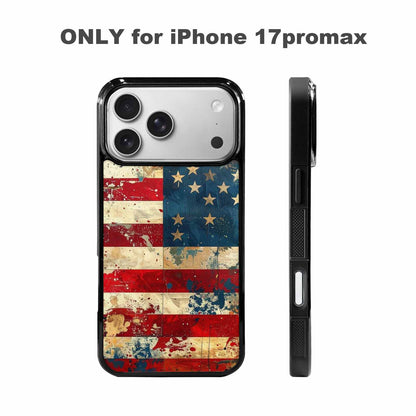 iPhone 17 Pro Max Case — Small American Flag Stars Galaxy Space, Unique Phone Case Design