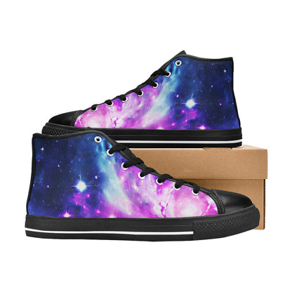 MEN'S Cc Galaxy Art Out High Top Canvas Cottagecore Shoes