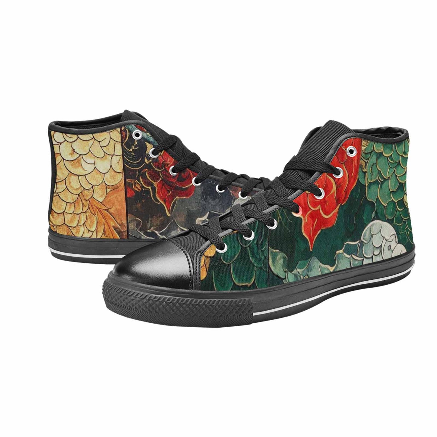 WOMEN'S Dragon Scale Fantasy High Top Canvas Aesthetic Sneakers