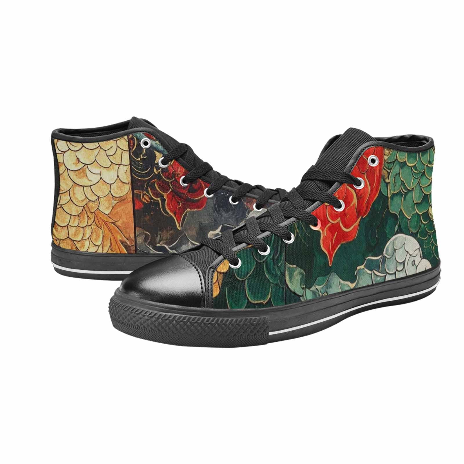 WOMEN'S Dragon Scale Fantasy High Top Canvas Aesthetic Sneakers