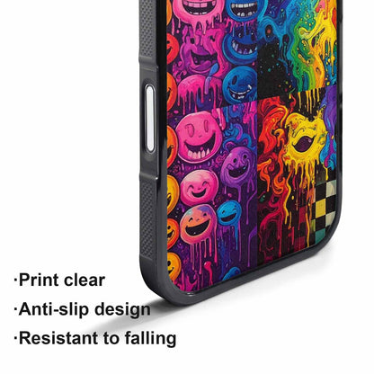 iPhone 17 Air Case — Small Yellow Smiley Face Acid Original, Original Design Phone Case