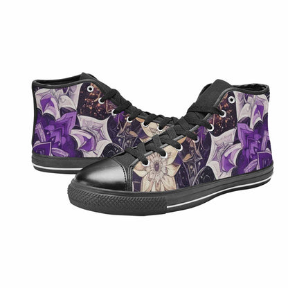 WOMEN'S Mandala High Top Canvas Dark Academia Shoes
