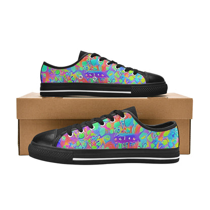 MEN'S Cc Acid Bath Art Canvas Dark Academia Shoes