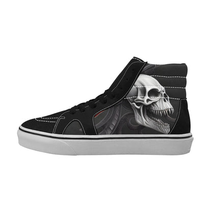 MEN'S Demon Snakes Skulls Art High Top Skateboarding Vibrant Chaos Custom Sneakers