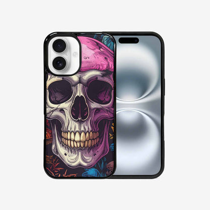 iPhone 16 Case — Mushroom Skull, Personalized Phone Case