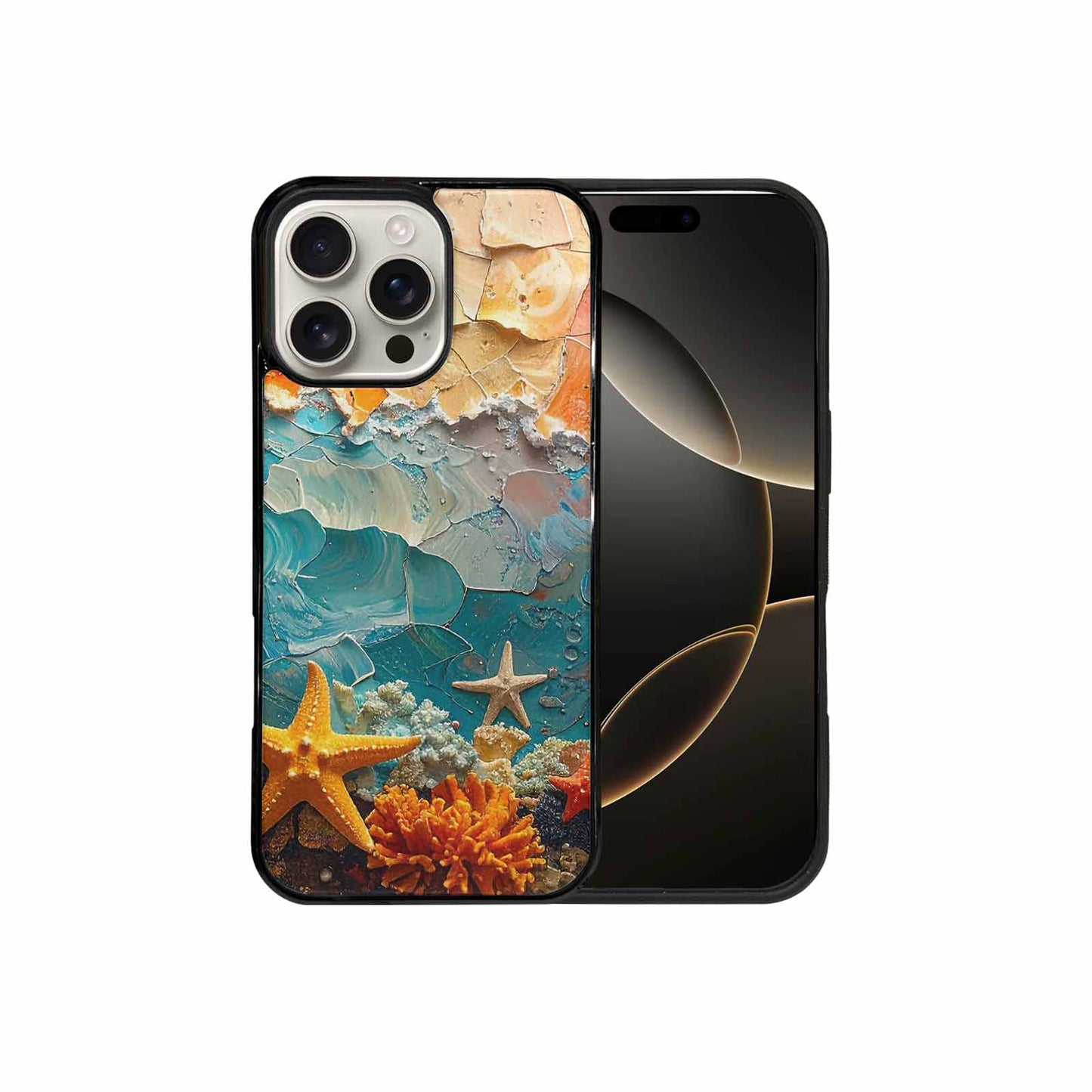 iPhone 16 Pro Max Case — Starfish Cluster Starfish Cluster Pattern Hundreds, Personalized Phone Case