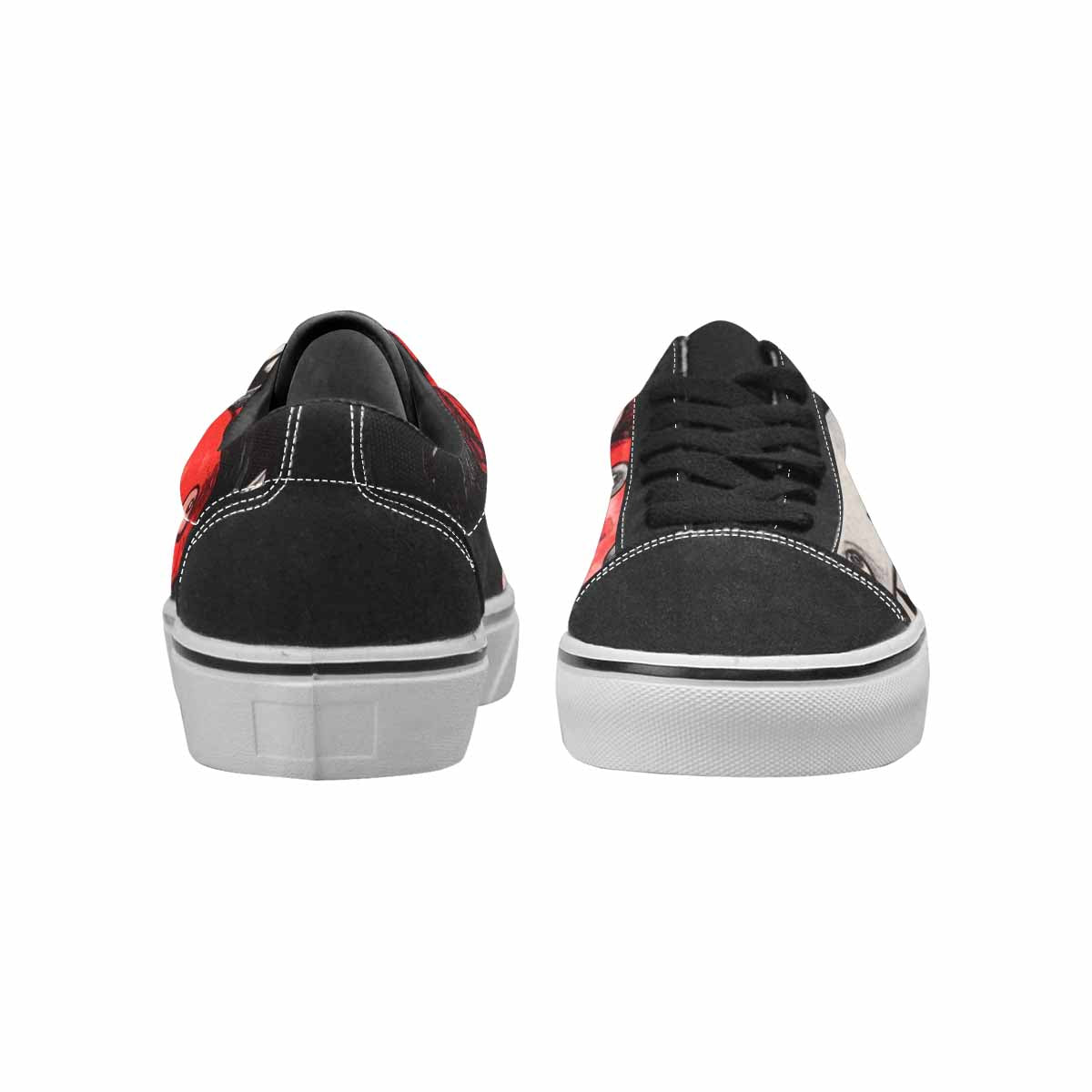 WOMEN'S Monsters (general) Lace-Up Canvas Cottagecore Custom Sneakers