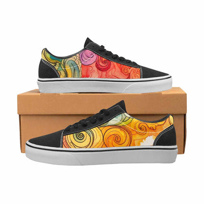 WOMEN'S Tie Lace-Up Canvas Vivid Sneakers