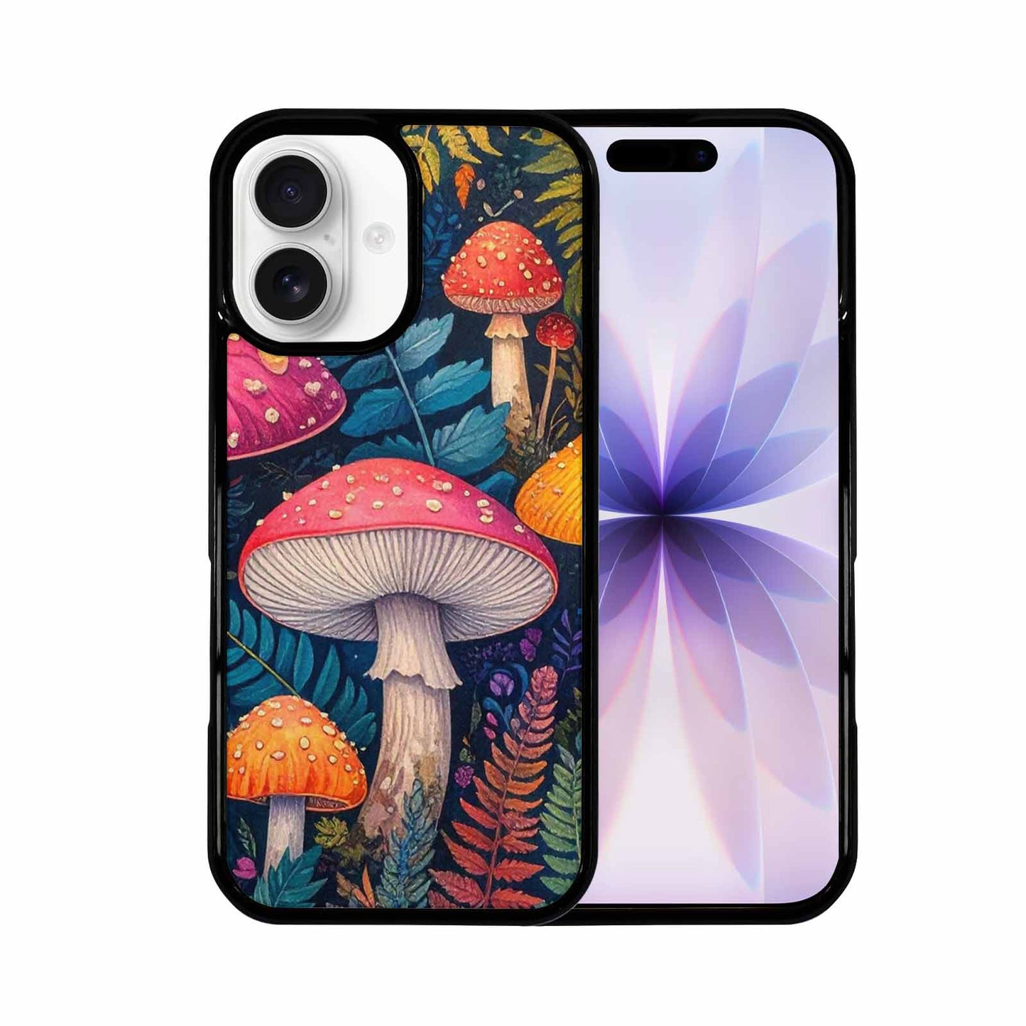 iPhone 17 Case — Mushrooms Botanicalmushrooms P T7m Floral, Customized Protective Case