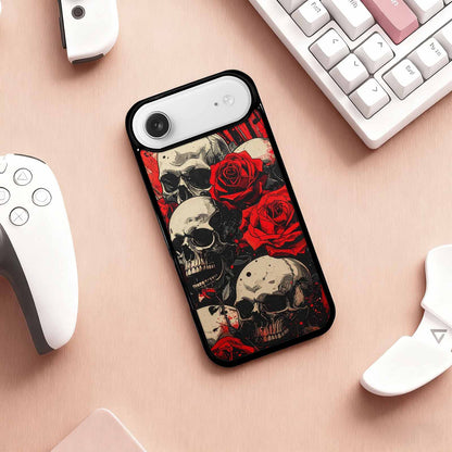 iPhone 17 Air Case — Skull Dark Art Gothic Print Gothic, Unique Phone Case Design