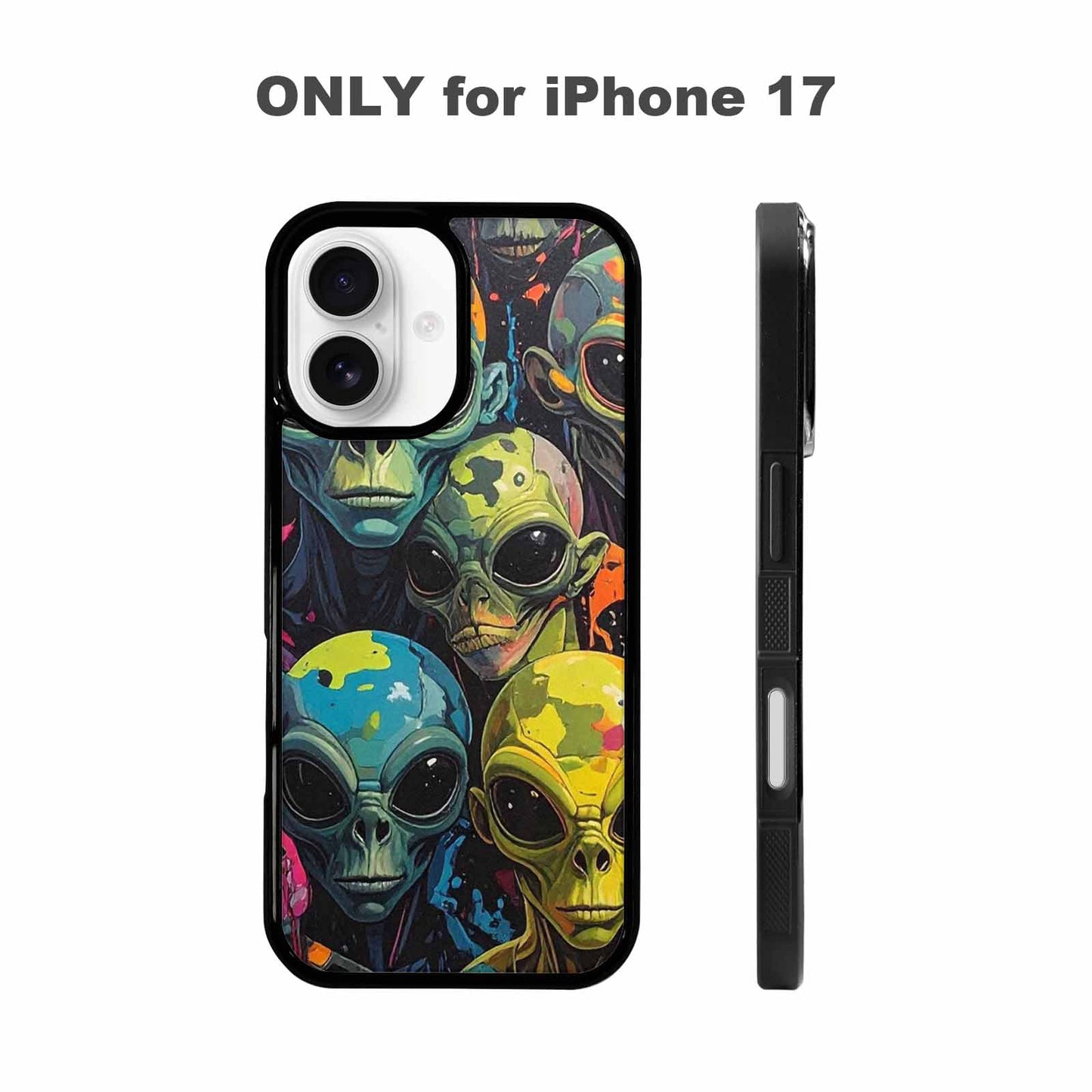 iPhone 17 Case — Aliens Camo Aliens Alien Scifi, Unique Phone Case Design
