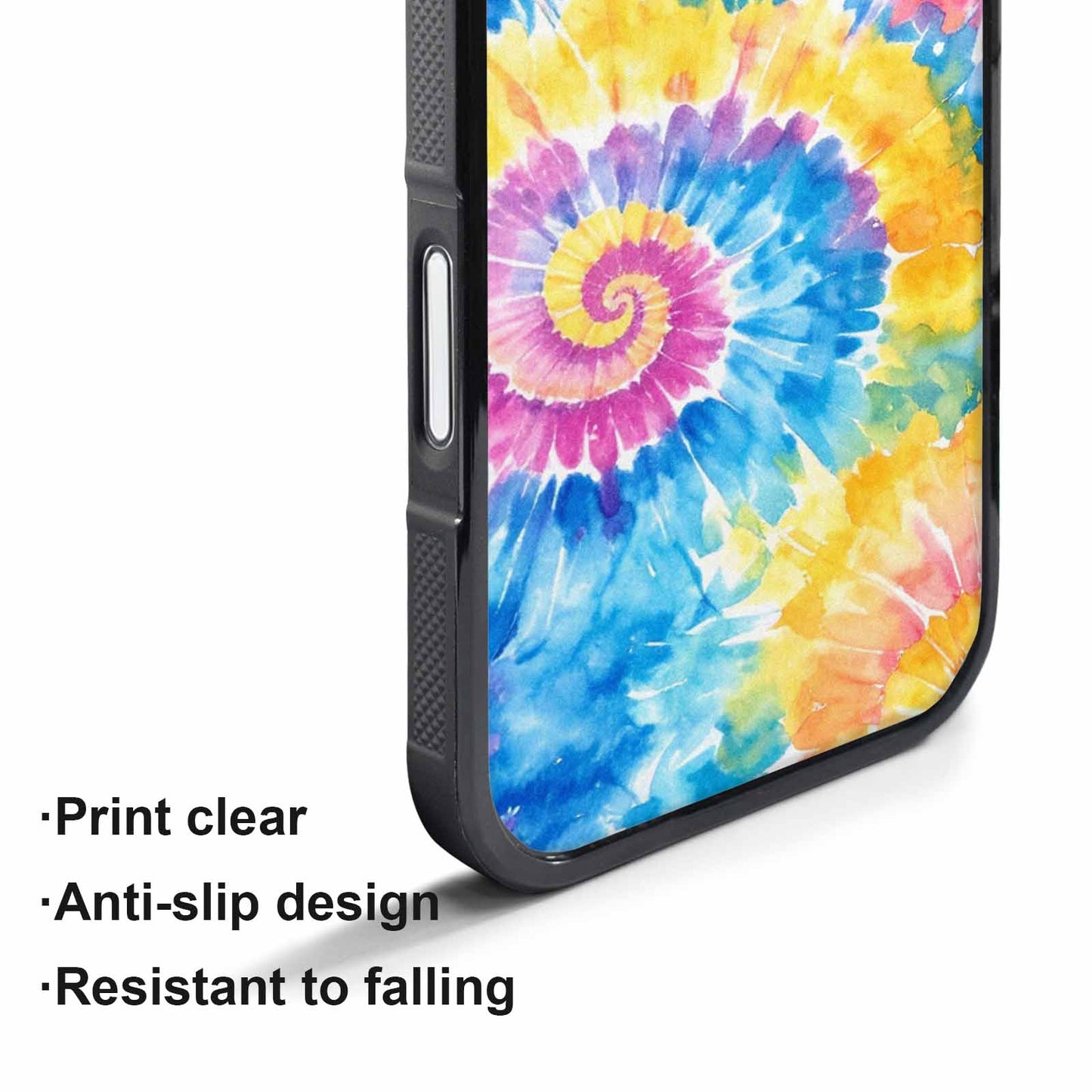 iPhone 17 Air Case — Small Tie Dye Swirl Pattern Tie, Custom Phone Case