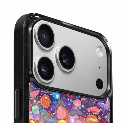 iPhone 17 Pro Max Case — Holographic Iridescent Shimmer Pattern Original Art, Customized Protective Case