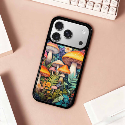 iPhone 17 Pro Case — Mushrooms Botanicalmushrooms P Eb7 Floral, Custom Designed Case Cover