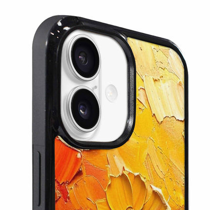 iPhone 17 Case — Impressionist Sunflower Brushstroke Pattern Floral, Customized Protective Case