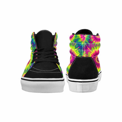 WOMEN'S Tie Dye - High Top Canvas Aesthetic Sneakers