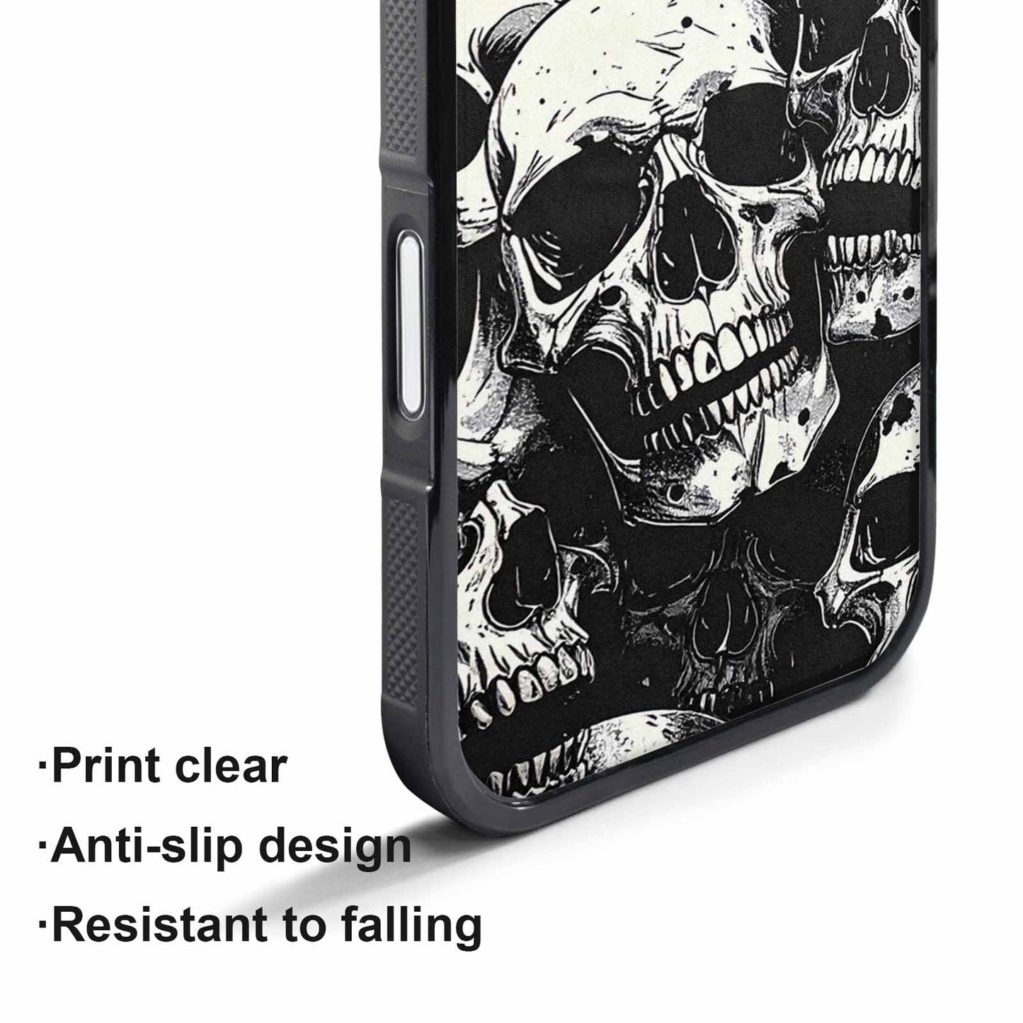 iPhone 17 Air Case — Skull Dark Art Gothic Print Gothic, Customized Protective Case