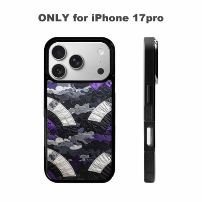 iPhone 17 Pro Case — Vivid Camo Asexual Pride Camo, Personalized Phone Case