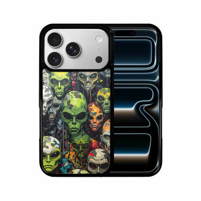 iPhone 17 Pro Case — Aliens Camo Aliens Pattern Hundreds Alien, Original Design Phone Case