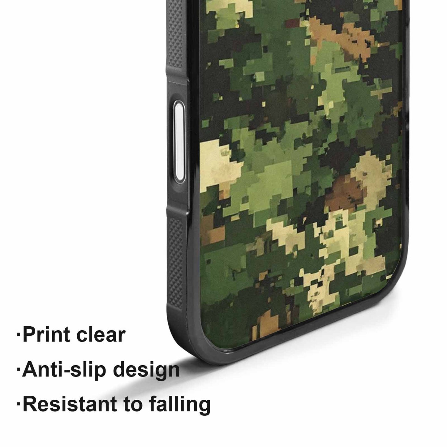 iPhone 17 Case — Small Military Camouflage Blotch Camo, Custom Phone Case