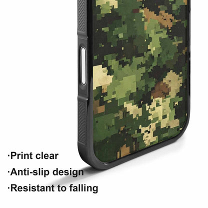 iPhone 17 Case — Small Military Camouflage Blotch Camo, Custom Phone Case