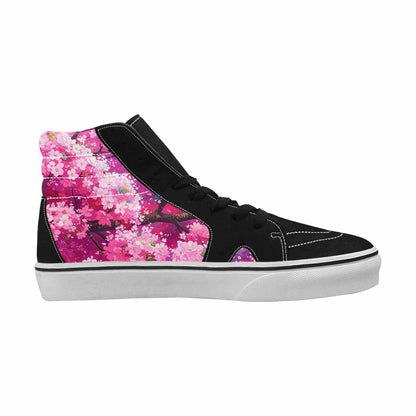 MEN'S Cherry Blossom Branch Cherry High Top Canvas Y2K Custom Shoes