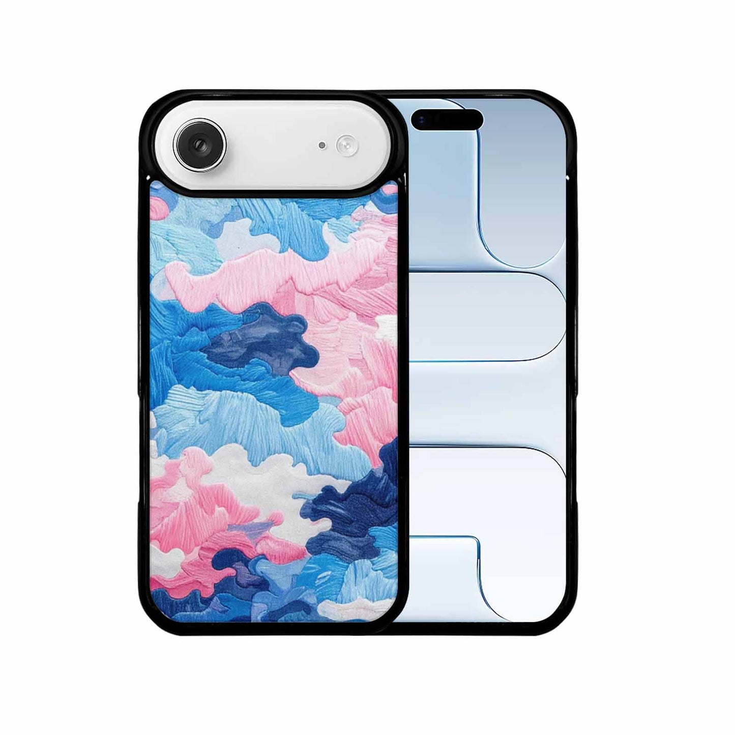 iPhone 17 Air Case — Vivid Camo Transgender Pride Camo, Custom Art Phone Cover