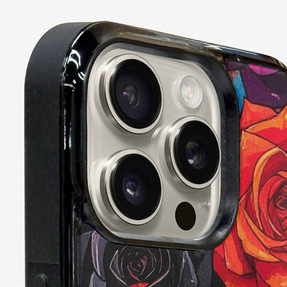 iPhone 16 Pro Max Case — Gothic Rose Gothic Roses Pattern Hundreds, Unique Phone Case Design
