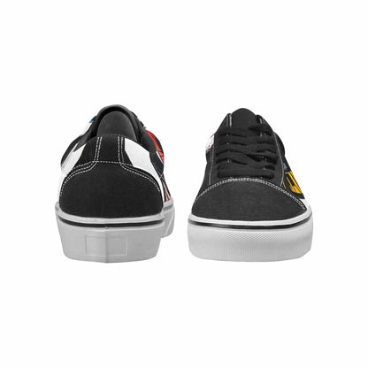 MEN'S Googly Cartoon Eyeballs Canvas Lace-Up Surreal Sneakers