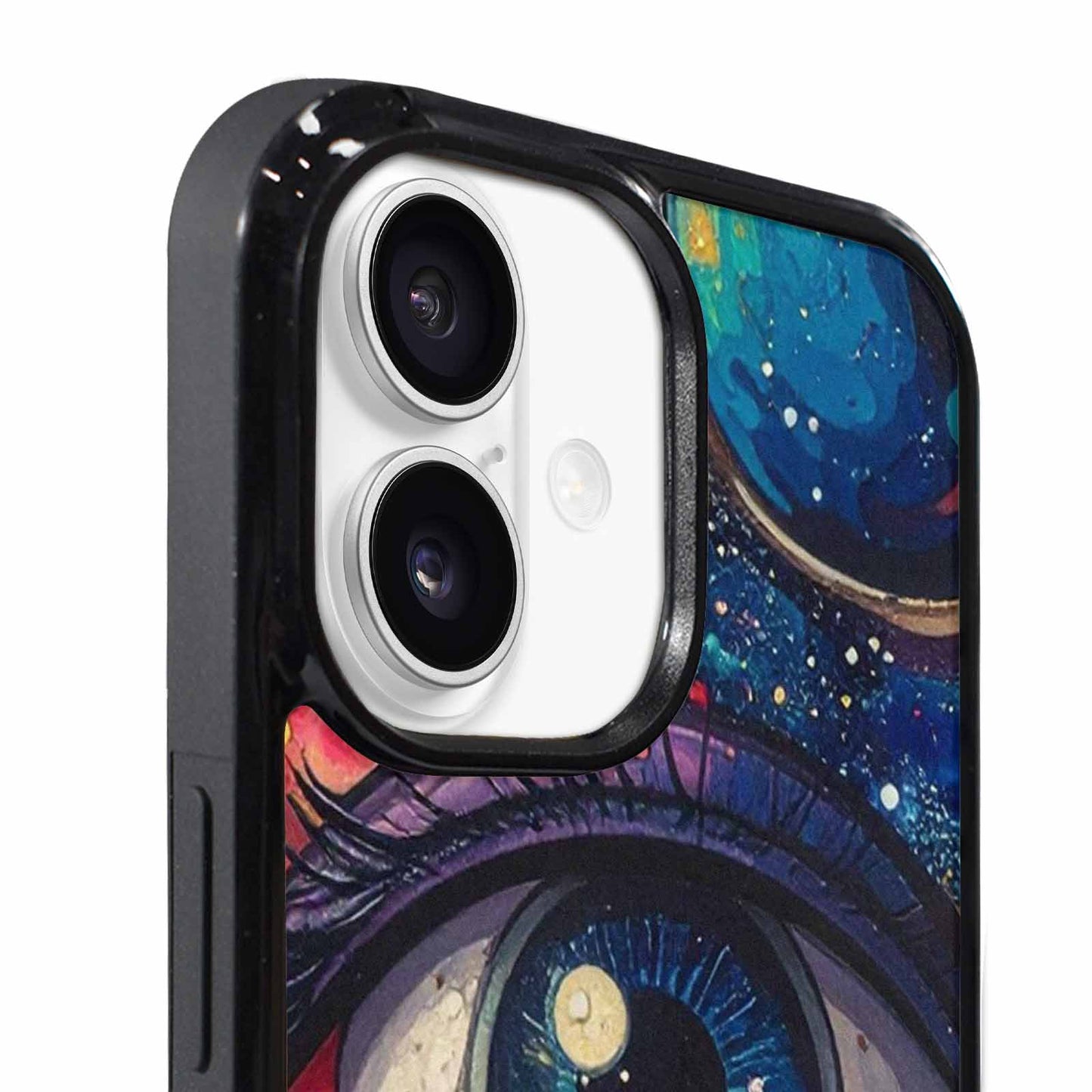iPhone 17 Case — Seamless Tileable Pattern Of Galaxy Space, Custom Print Case Cover