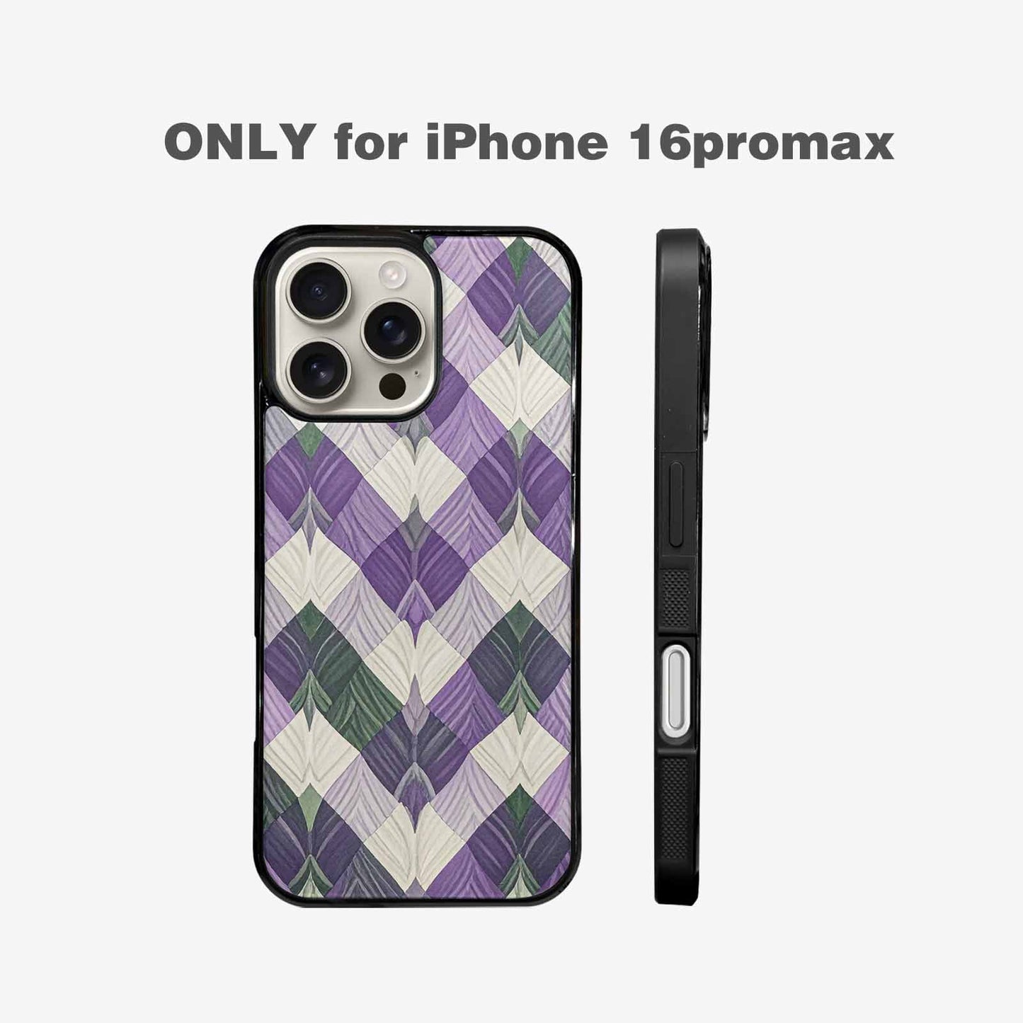 iPhone 16 Pro Max Case — Genderqueer Flag Color Theme Small Rainbow, Personalized Phone Case