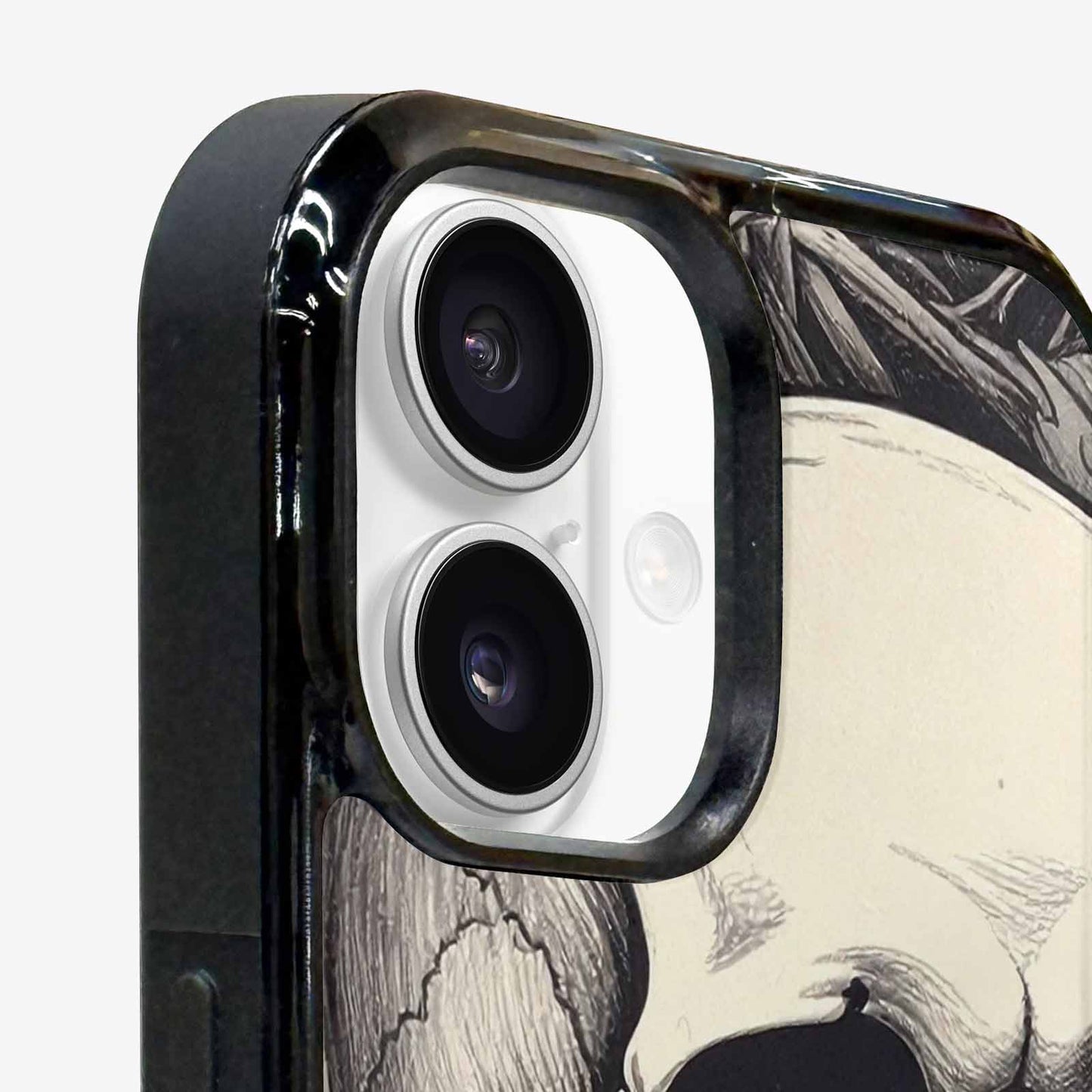 iPhone 16 Case — 20 Skulls Overlapping Seamless Tileable Pattern, Custom Print Case Cover