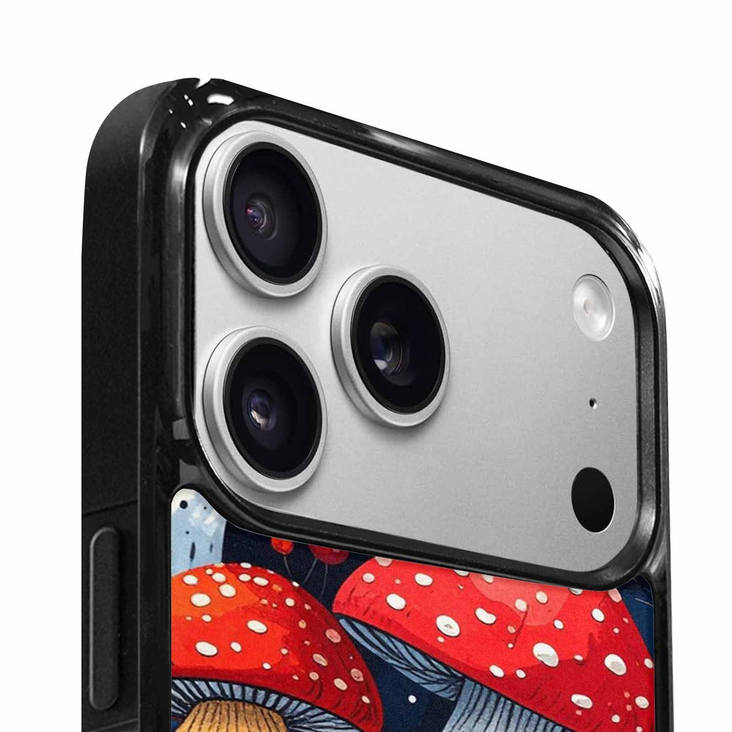 iPhone 17 Pro Max Case — Vivid Winter Mushroom Cartoon Cute, Custom Phone Case