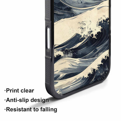 iPhone 17 Pro Case — Vintage Americana Wave Retro Vintage, Custom Phone Case