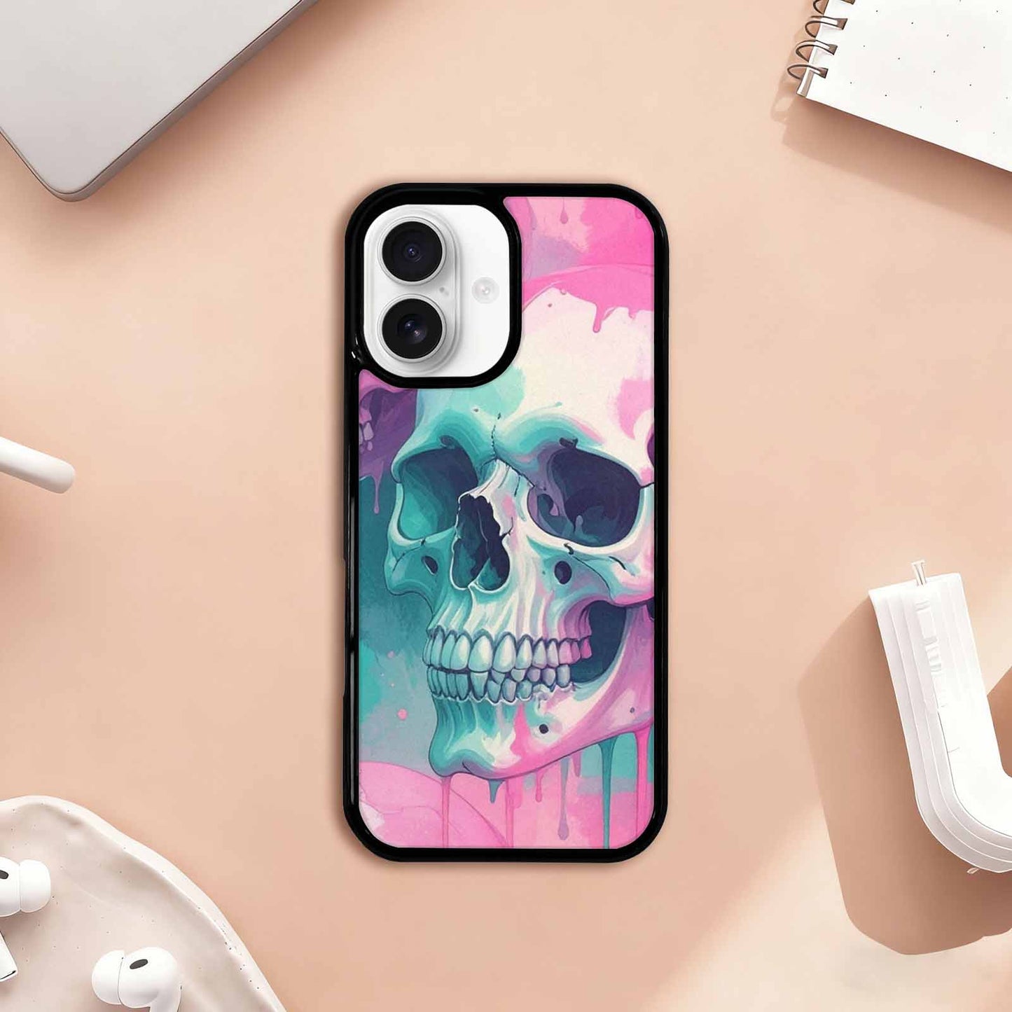 iPhone 17 Case — Seamless Tileable Pattern Of Galaxy Space, Custom Designed Case Cover